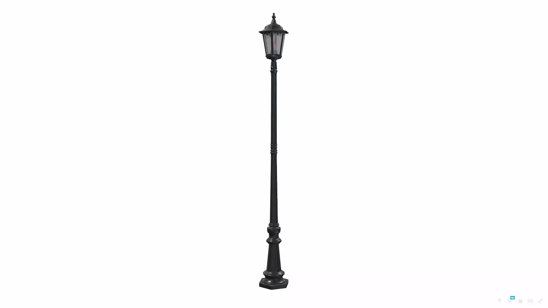 Street Light 02 - Game-ready - PBR Low-poly 3D model