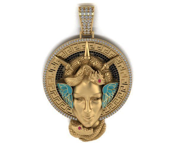 pendant 3D print model_3