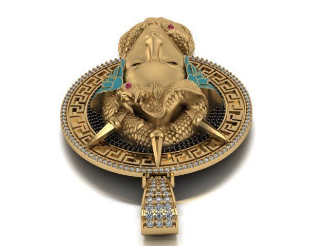 pendant 3D print model_4