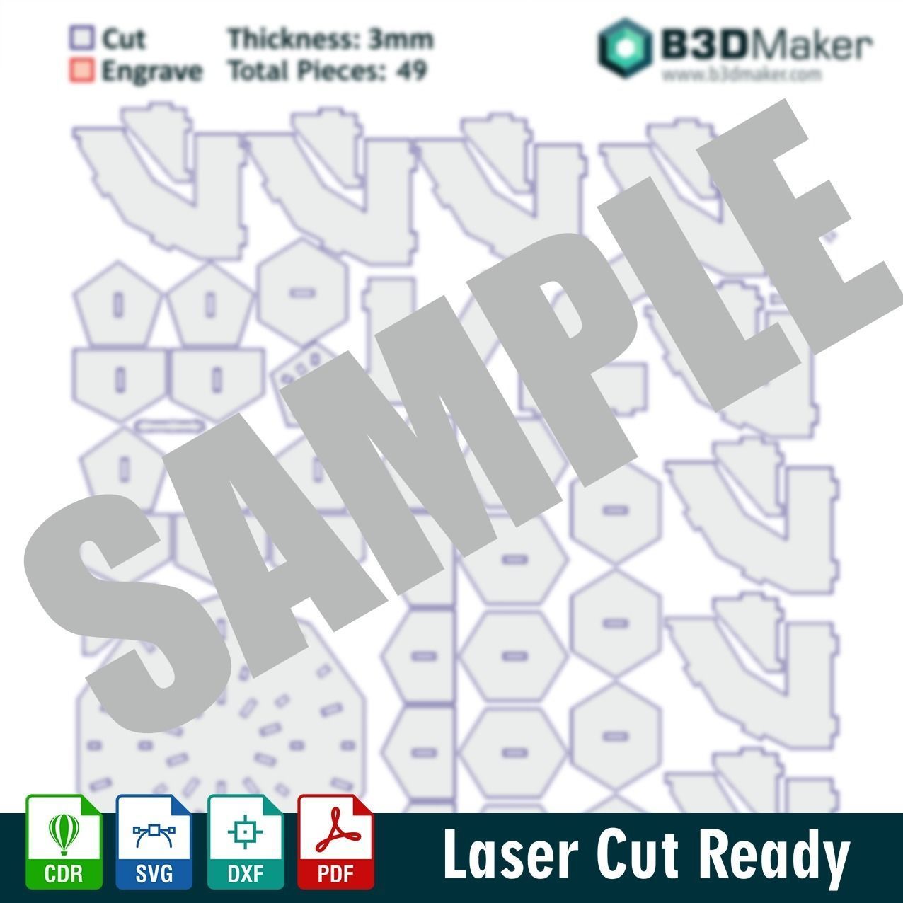 Patrick Star house 3D print model_2