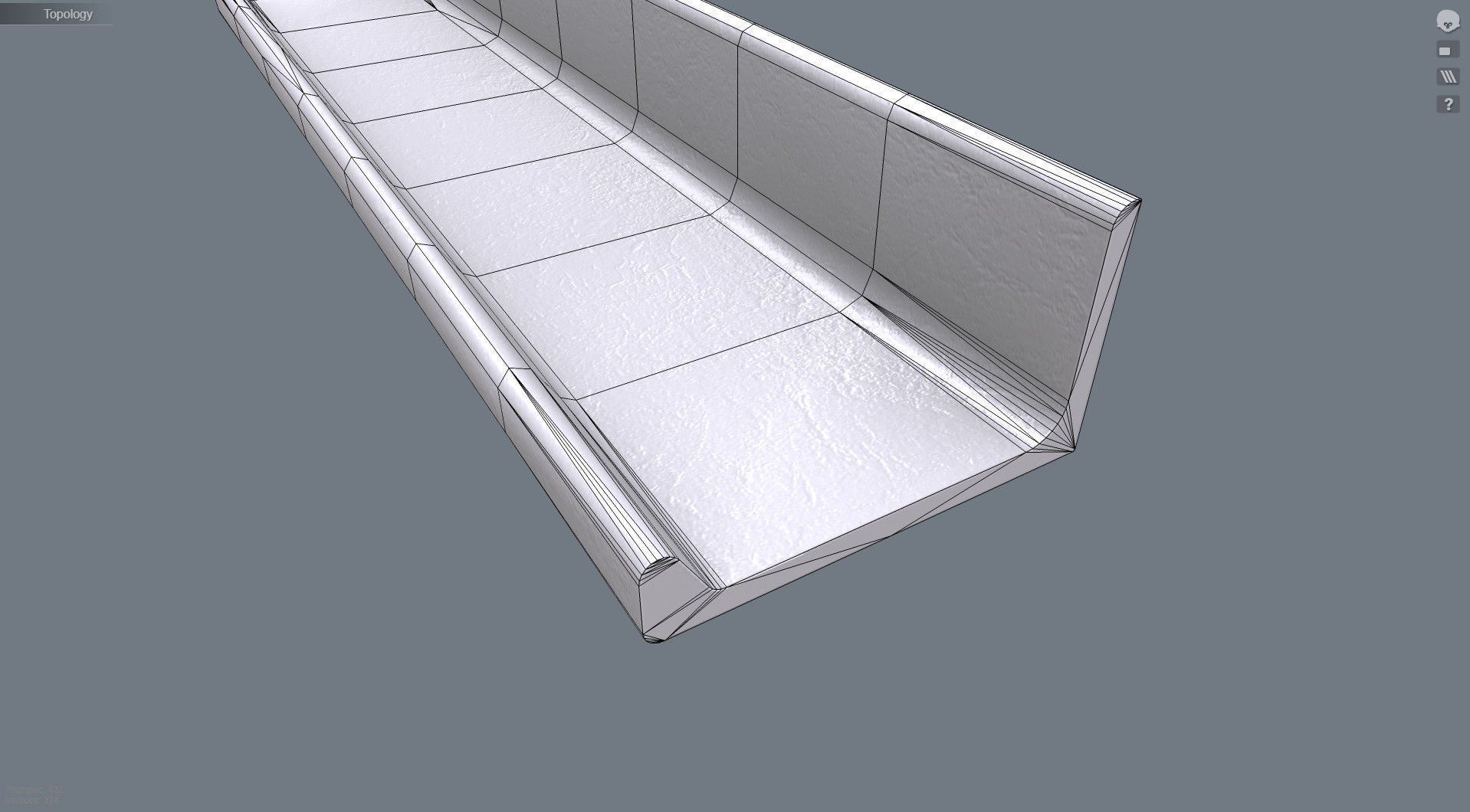 Angle Steel Beam CLR Low-poly Model Low-poly 3D model_8
