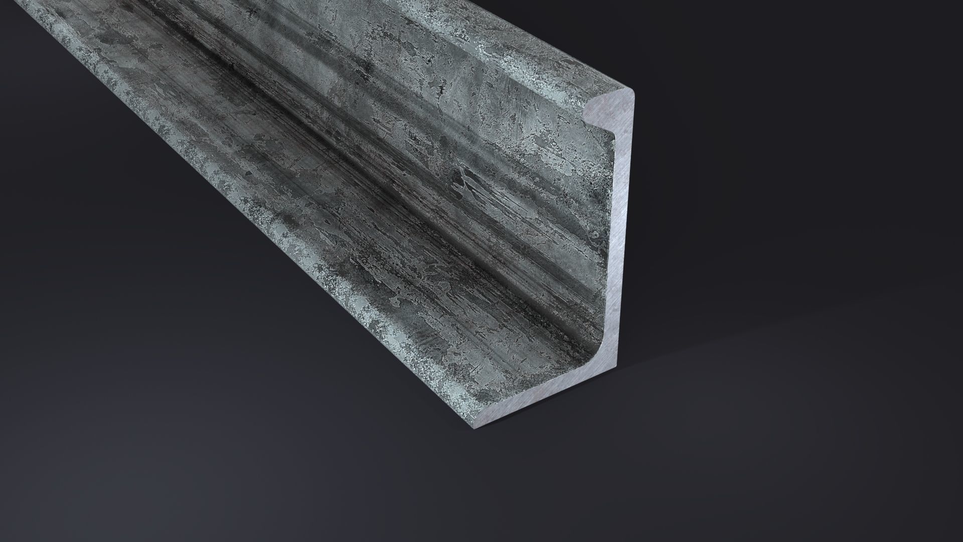 Angle Steel Beam CLR Low-poly Model Low-poly 3D model_11