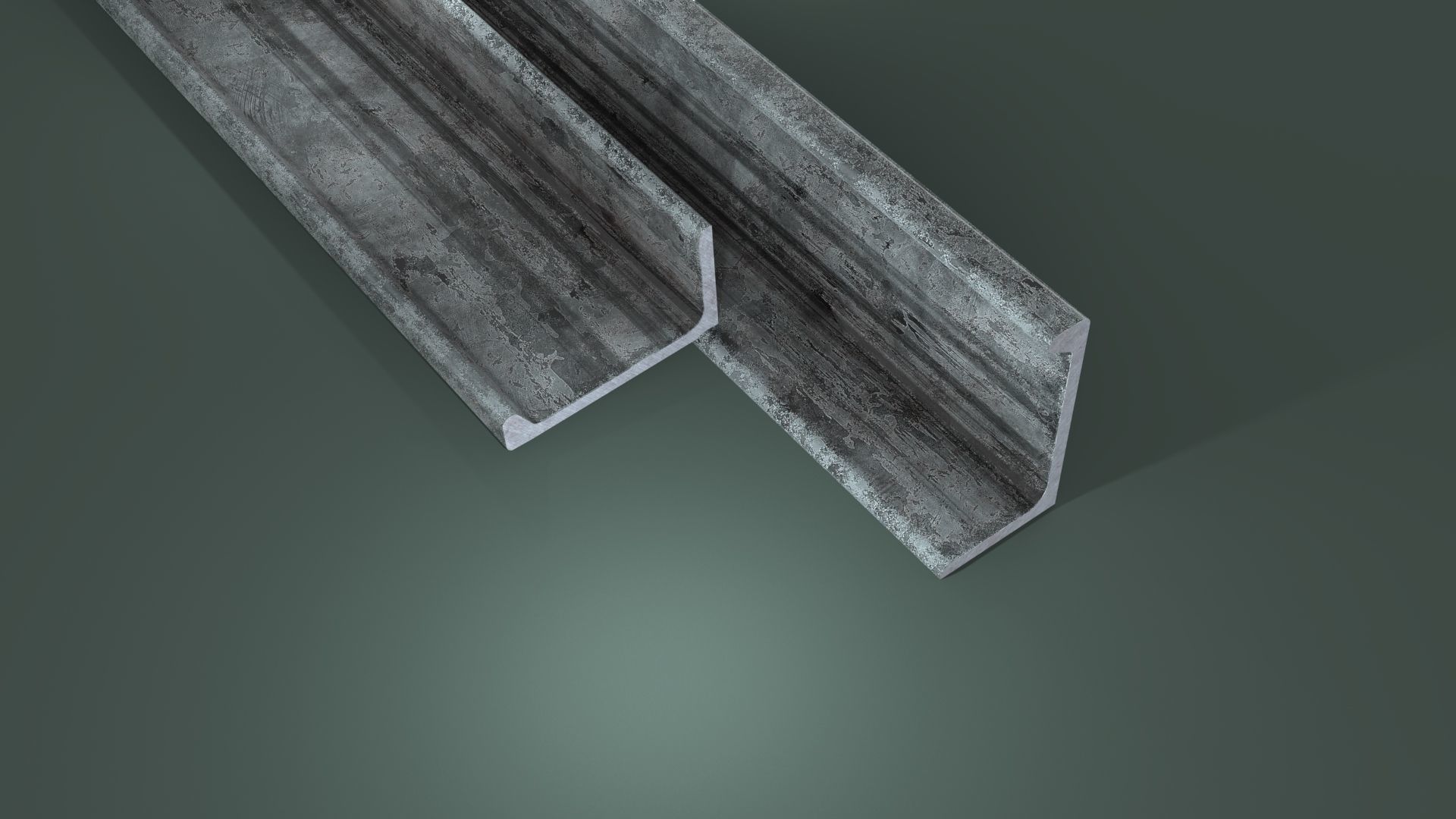 Angle Steel Beam CLR Low-poly Model Low-poly 3D model_13