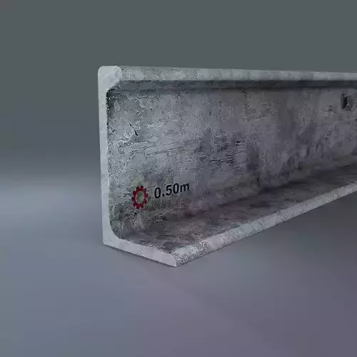 Angle Steel Beam SMB Low-poly Model