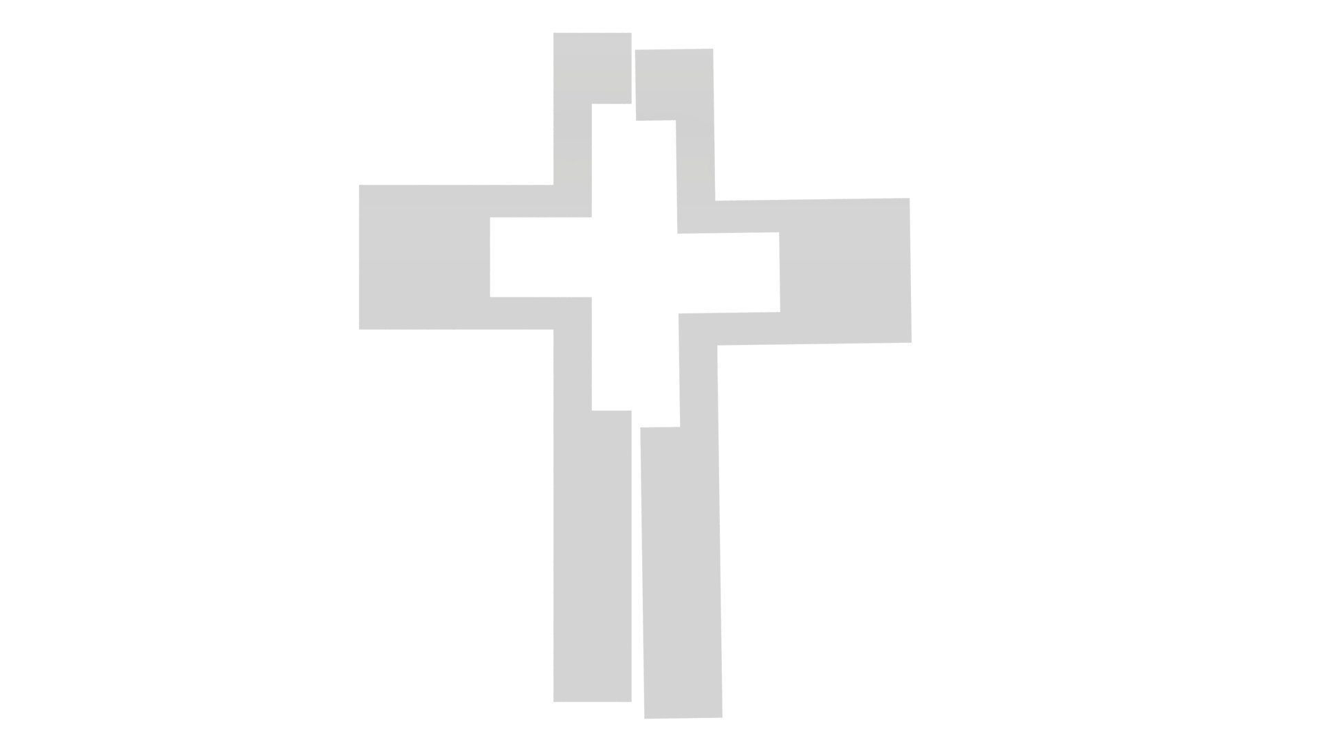 CROSS PENDANT CR55 3D print model_4