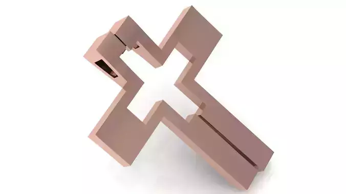 CROSS PENDANT CR55 3D print model