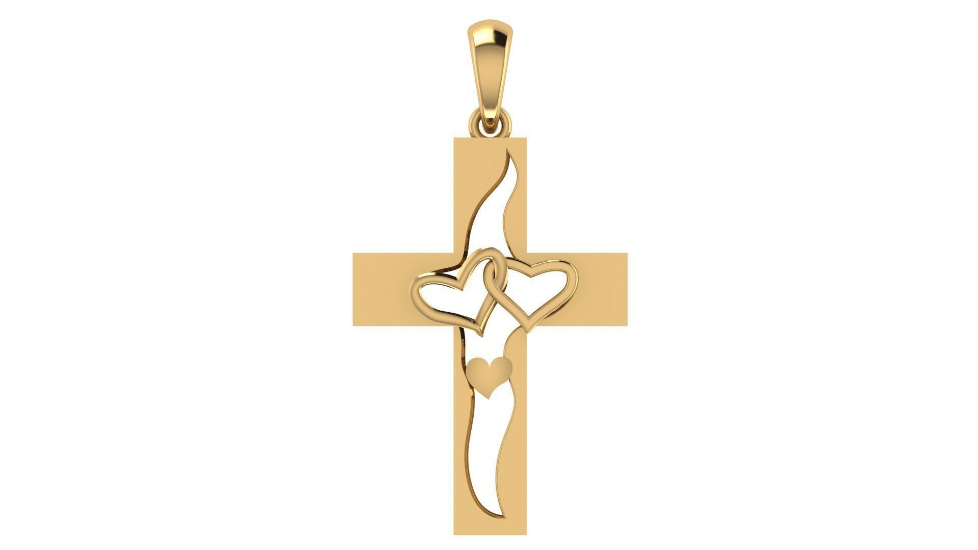 CROSS PENDANT CR56 3D print model_5