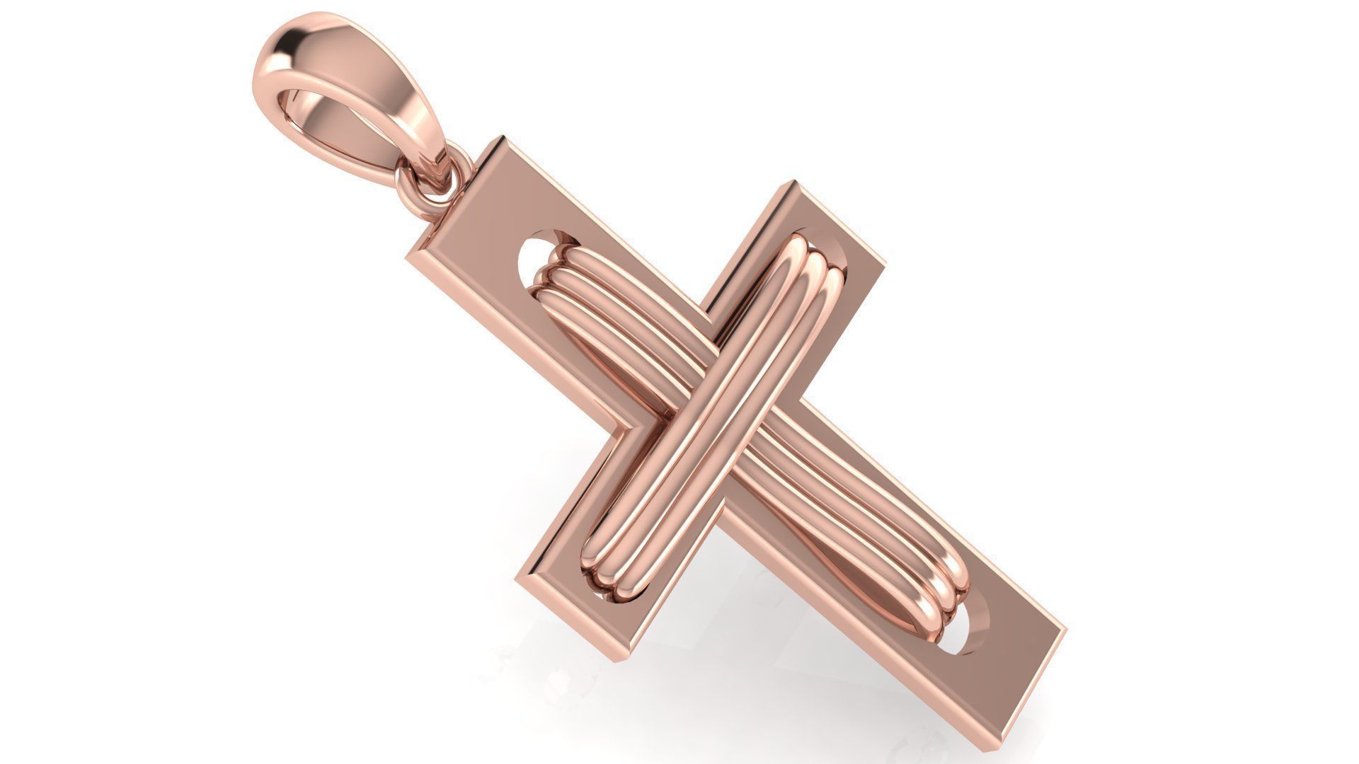 CROSS PENDANT CR57 3D print model_1