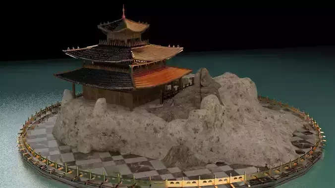Chinese ancient house  3D model