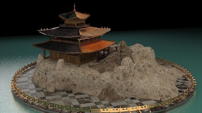 Chinese ancient house  3D model