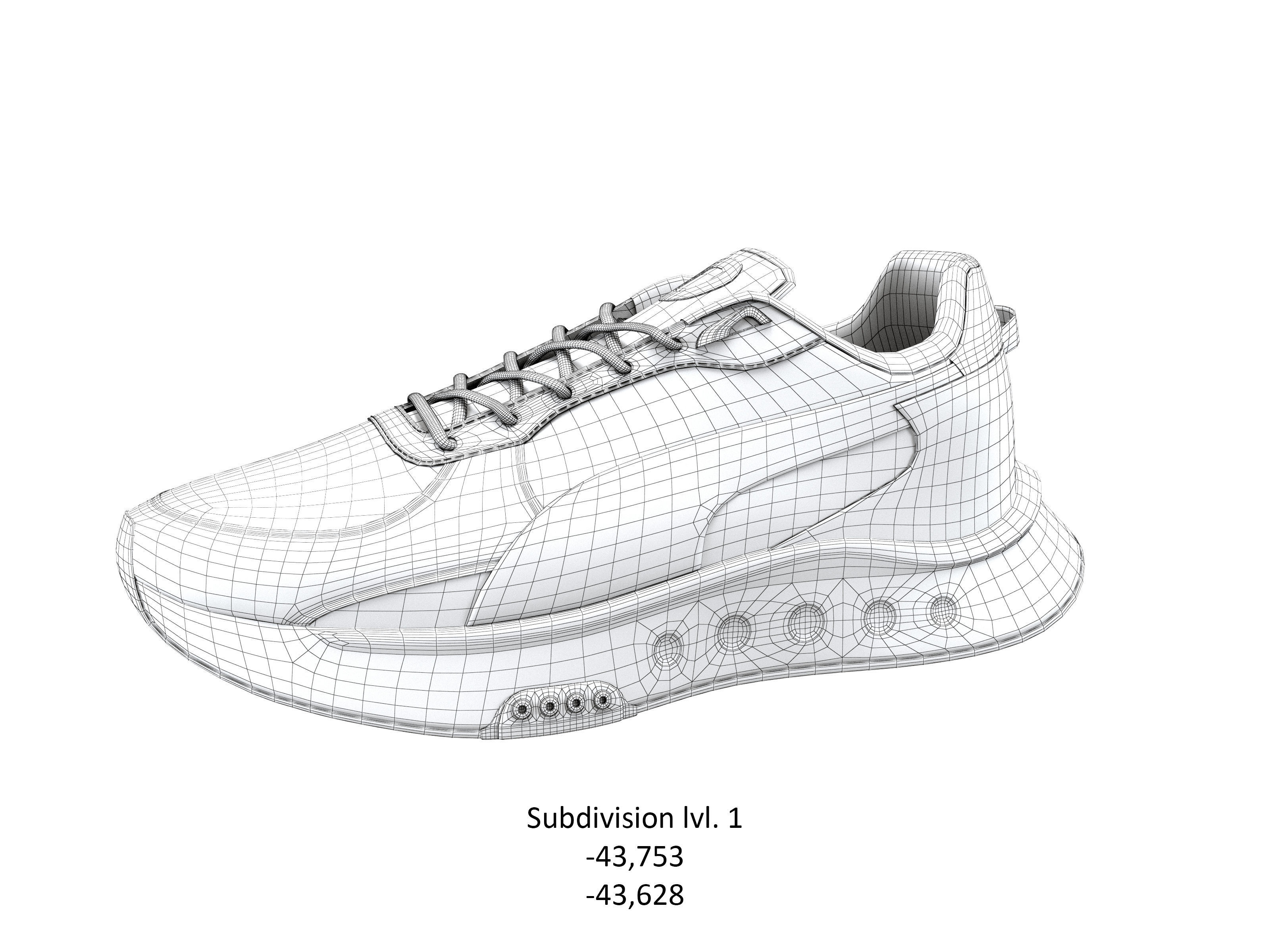 Puma Shoes 3D model_6