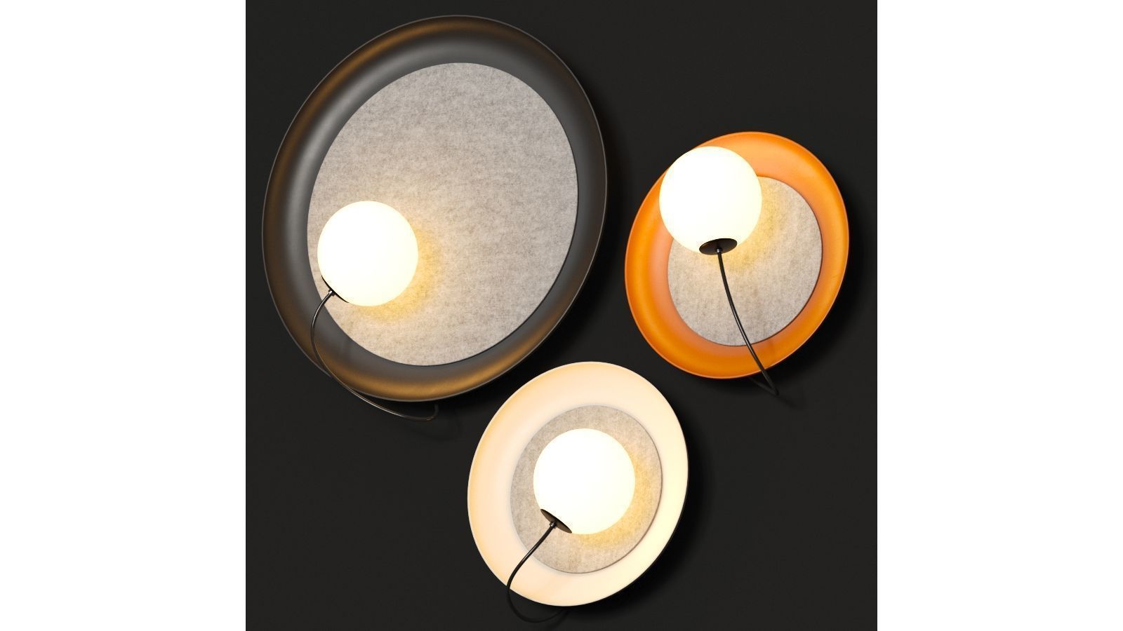 Milan Iluminacion Wire Wall Lamps 3D model_1