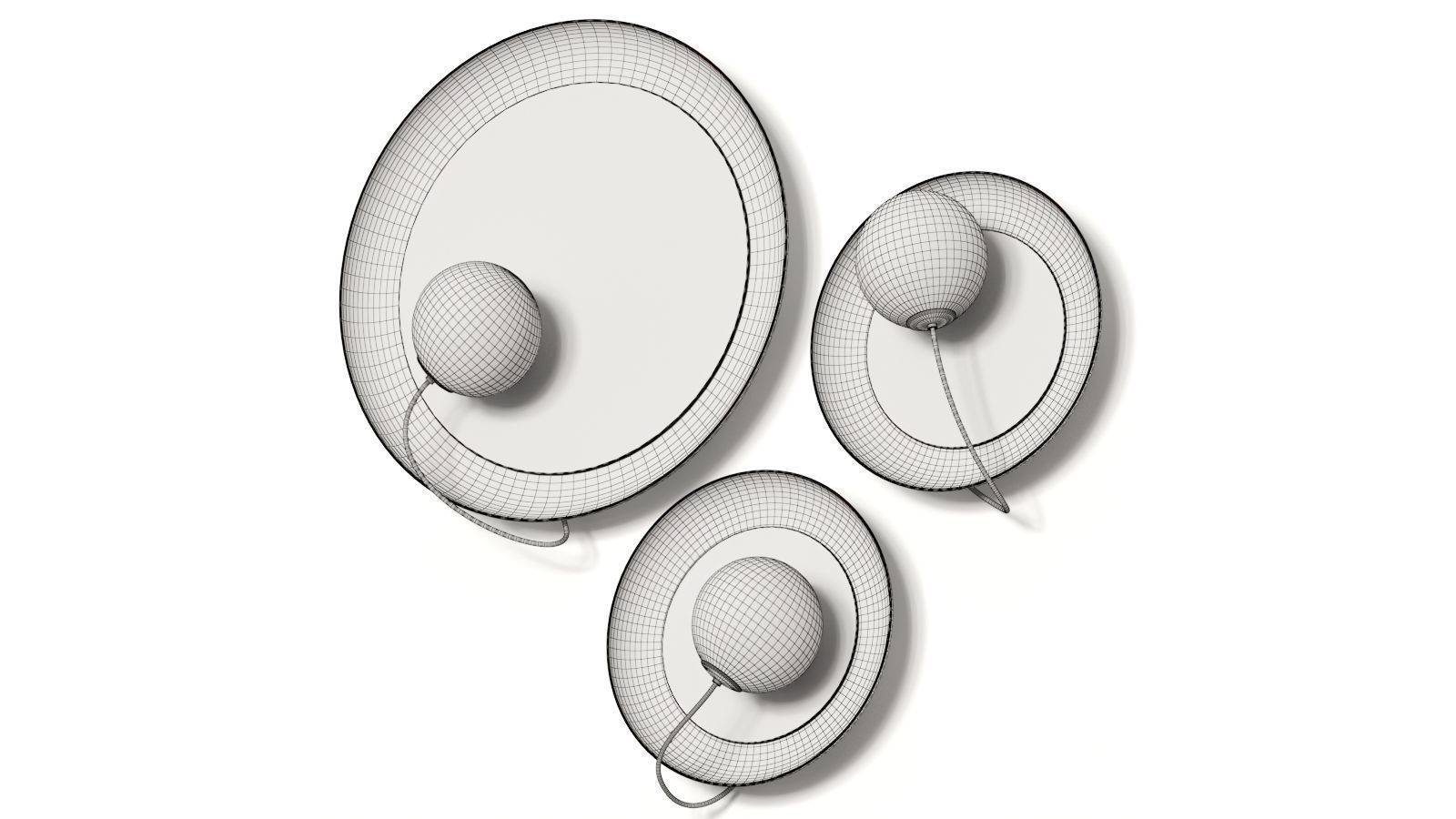 Milan Iluminacion Wire Wall Lamps 3D model_2