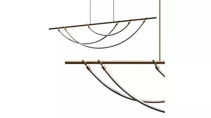 Alora Aryas Linear Pendant Lamp
