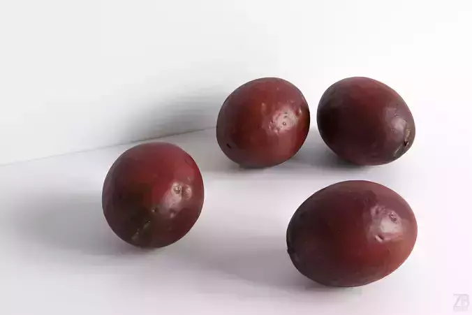 Passion Fruit 3D model