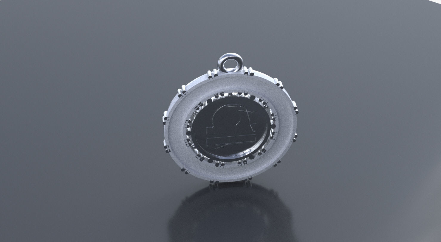 Zodiac symbol LIBRA  3D print model 3D print model_6