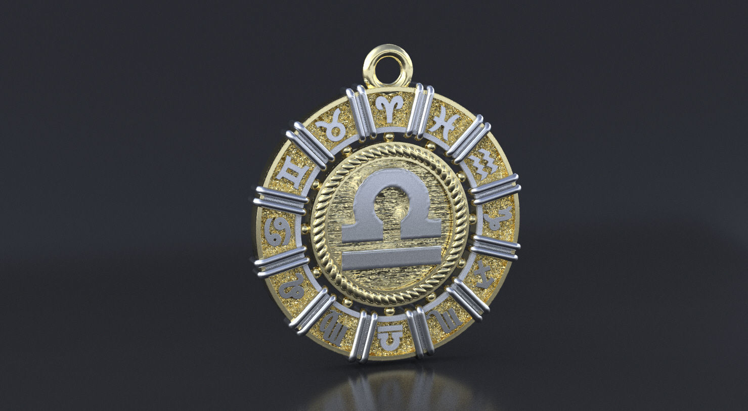 Zodiac symbol LIBRA  3D print model 3D print model_3