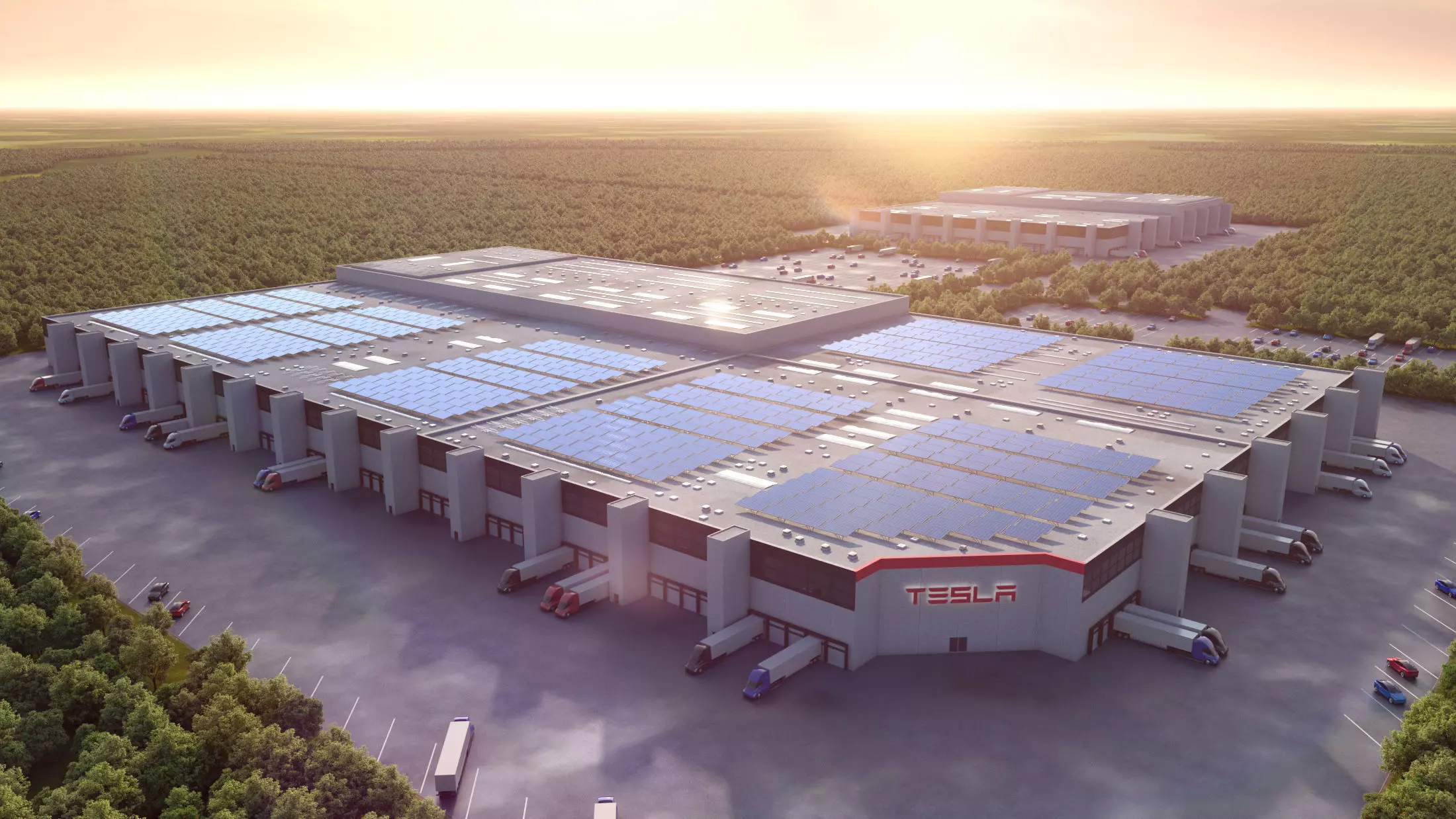 Tesla Gigafactory Berlin 3D model