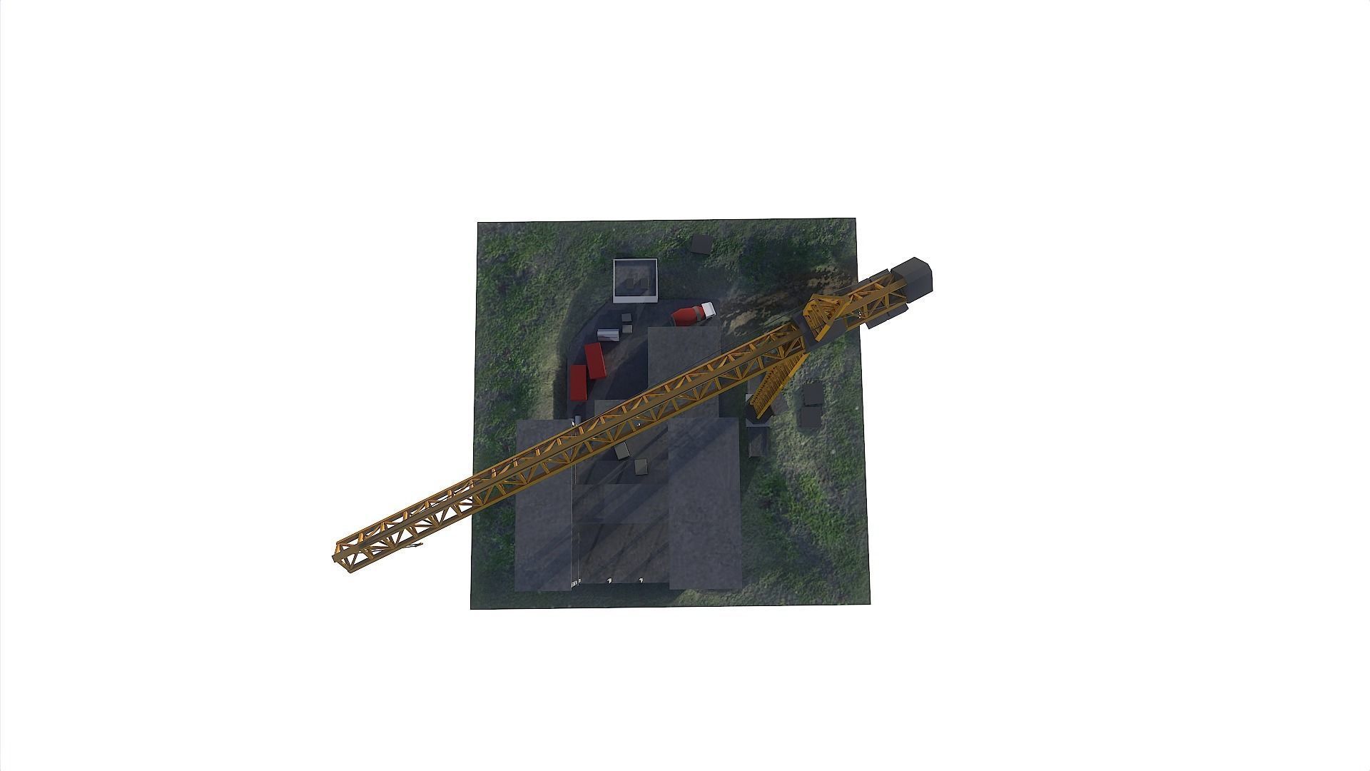 Building Under Construction Low-poly 3D model_7