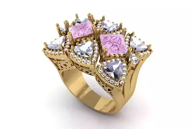 Sapphire Multi Stone Ring R 120