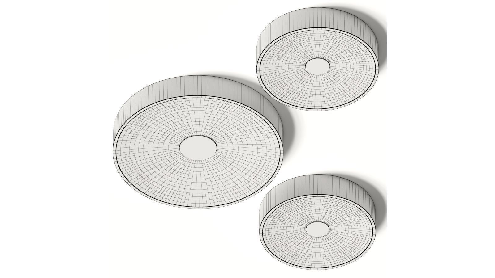 Lumen Center Italia Punto Ceiling Lamps 3D model_1