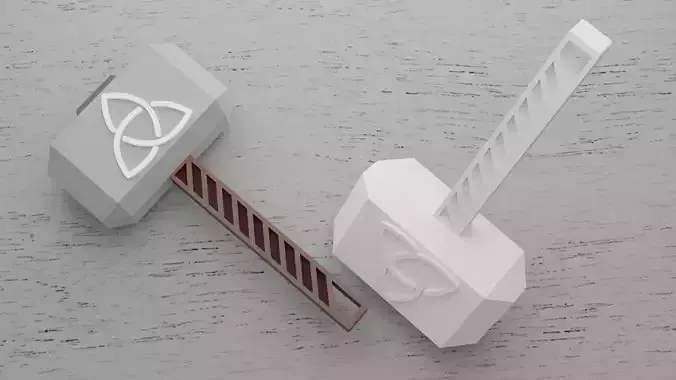 Chaveiro Martelo de Thor 3D print model
