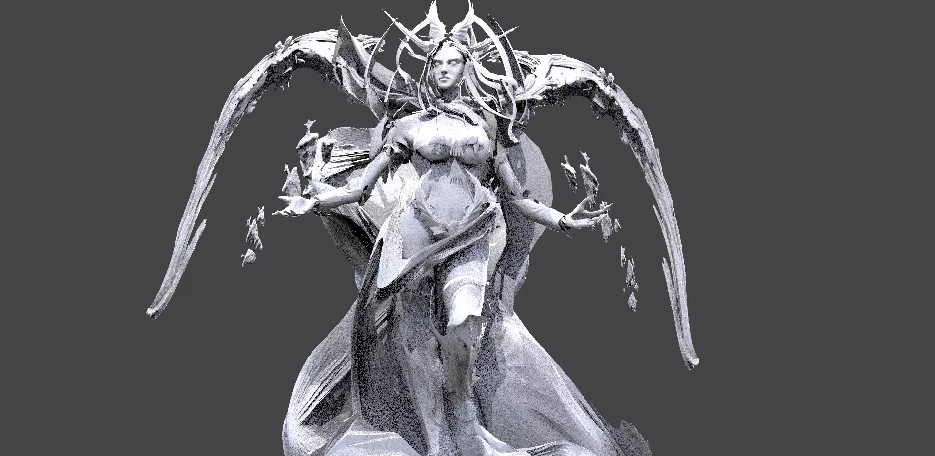 High Angel Guardian 2 3D model_0