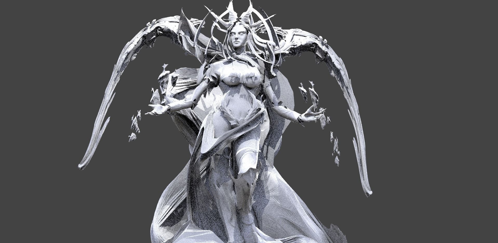 High Angel Guardian 2 3D model_1