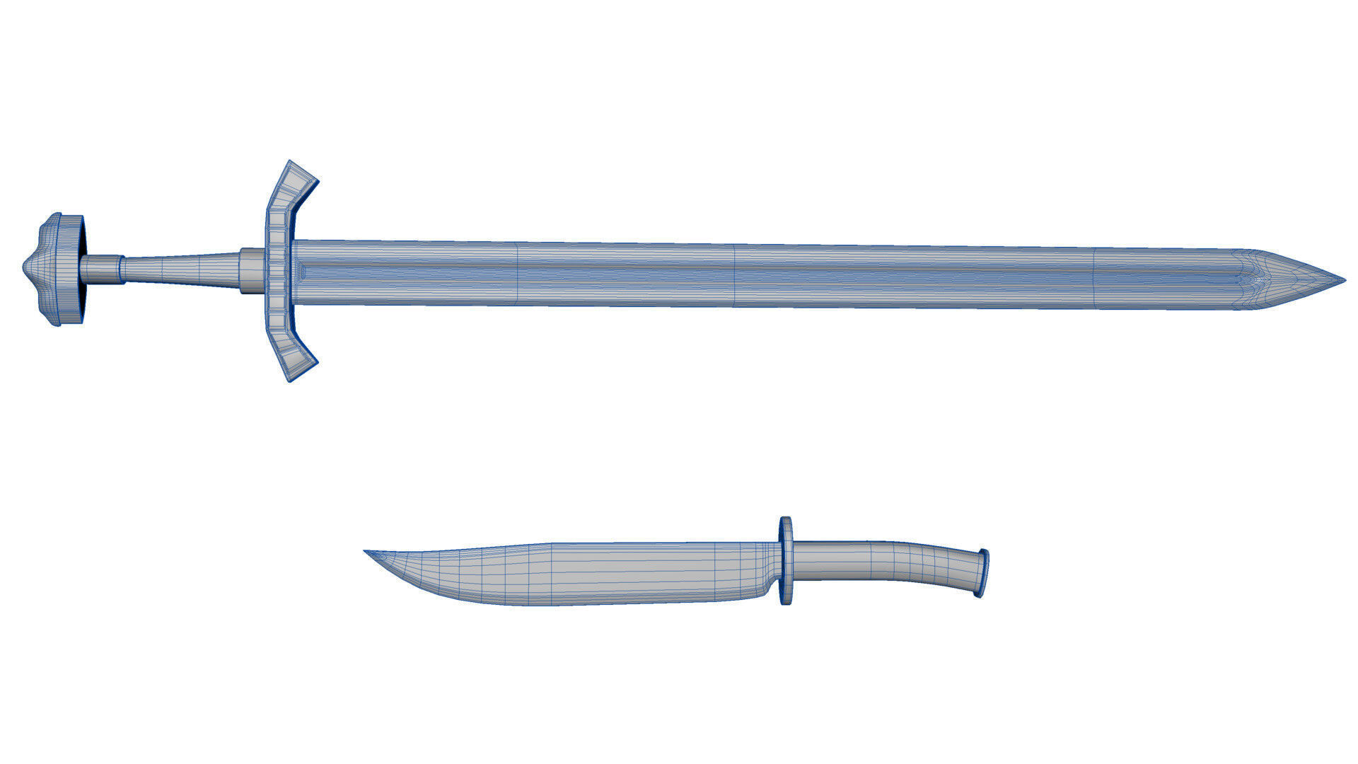Nordic Weapons Pack Low-poly 3D model_6