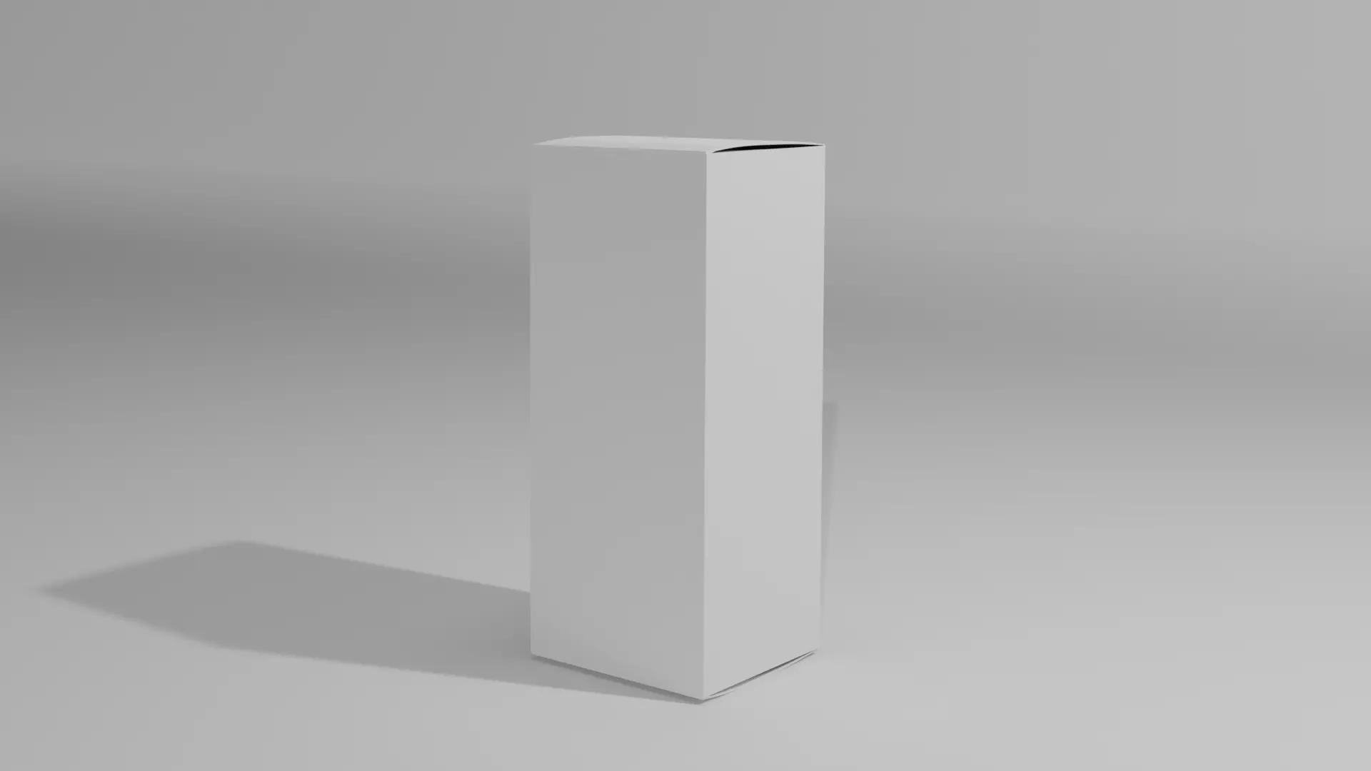 cardboard box packaging Free low-poly 3D model