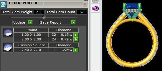 Cushion WG Ring v2 3D print model_6