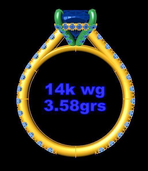 Cushion WG Ring v2 3D print model_5