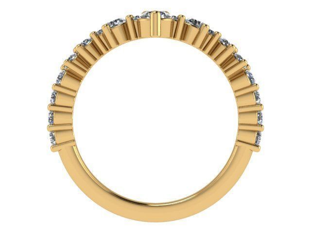 Pointy Eternity Ring 3D print model_3