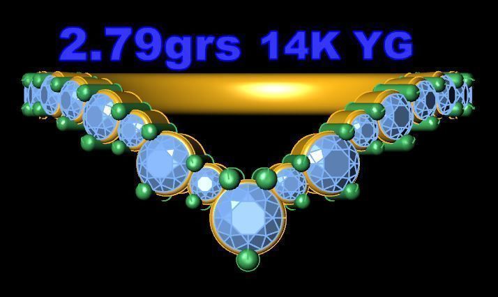 Pointy Eternity Ring 3D print model_4