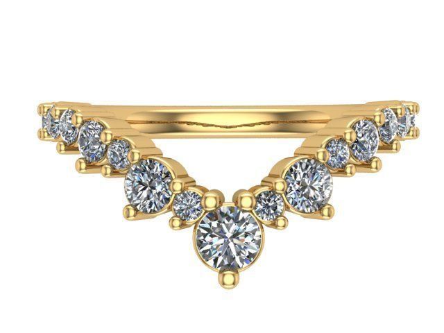 Pointy Eternity Ring 3D print model_1