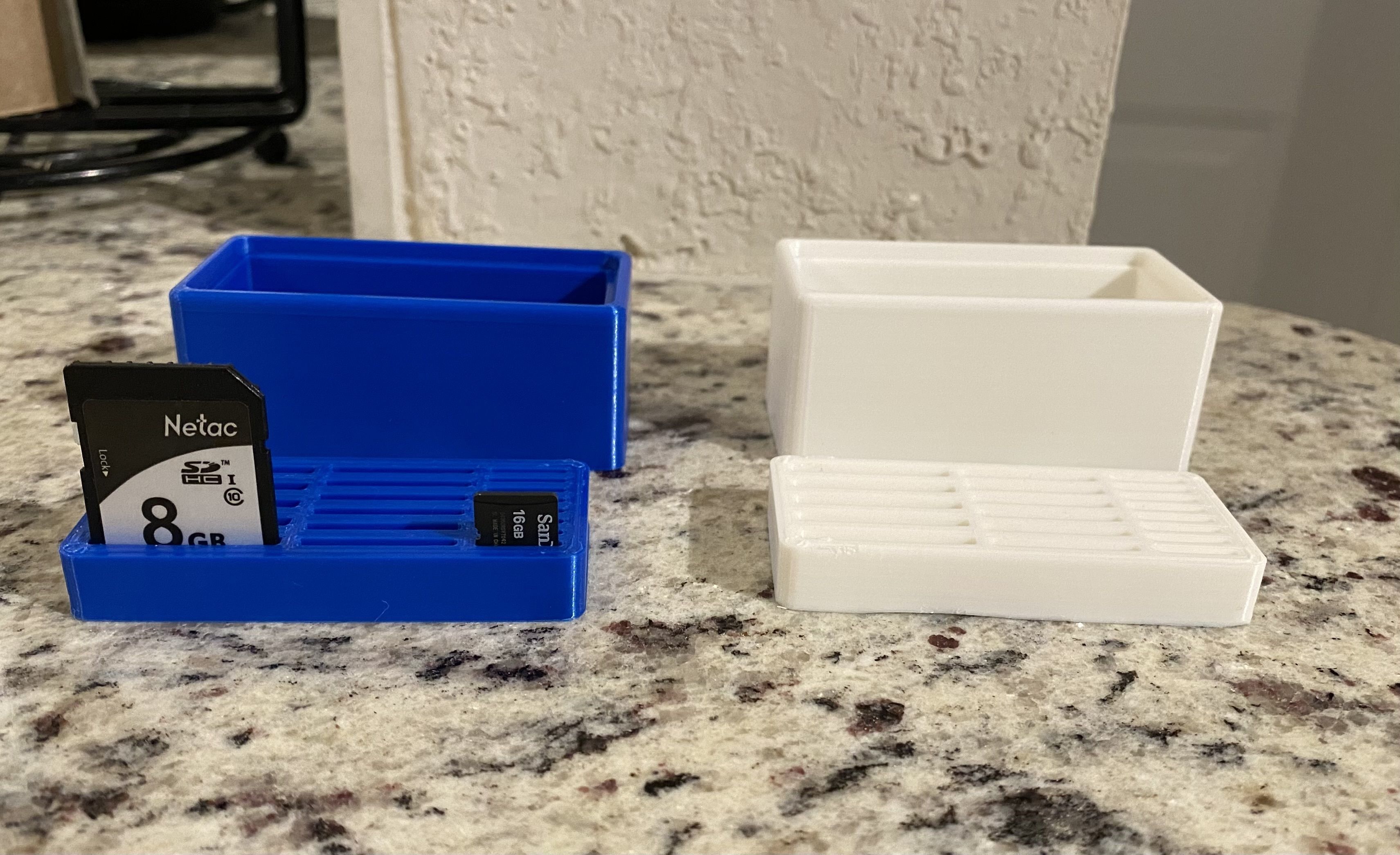 SD Card Case 3D print model_5