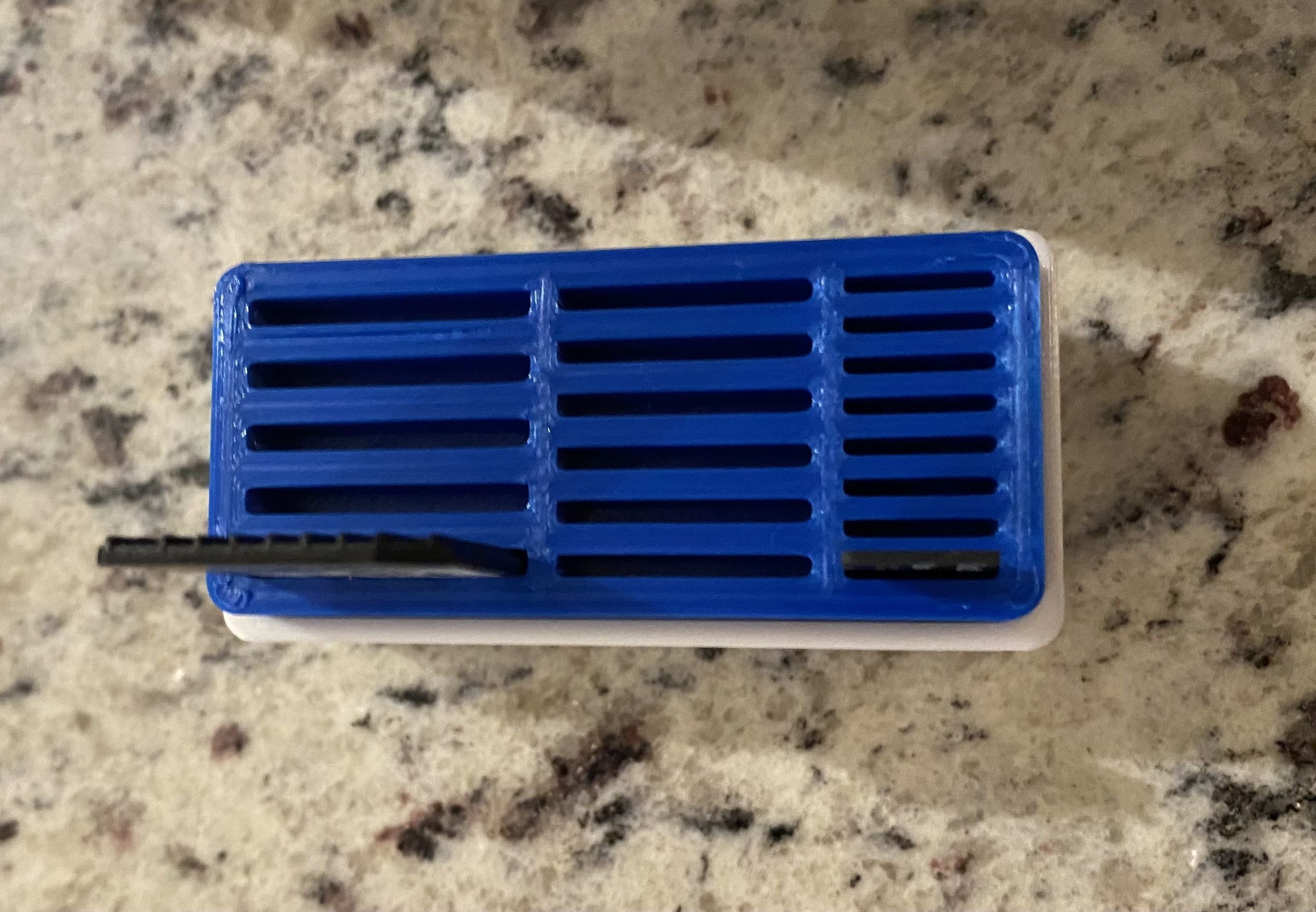 SD Card Case 3D print model_1