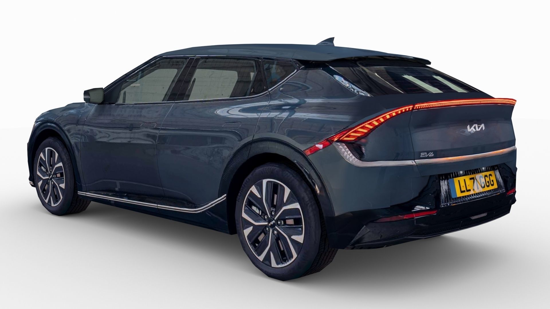 Kia EV6 2021 Low-poly 3D model_3