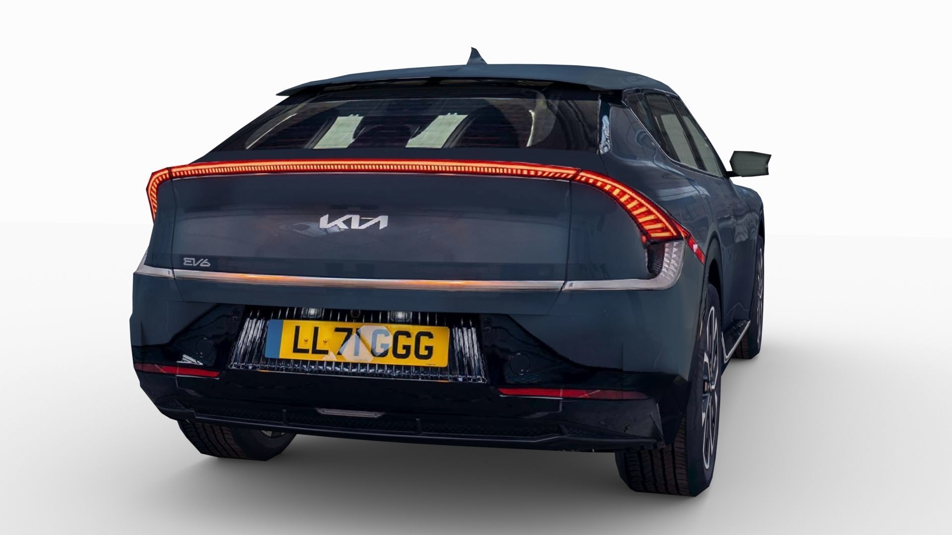 Kia EV6 2021 Low-poly 3D model_4