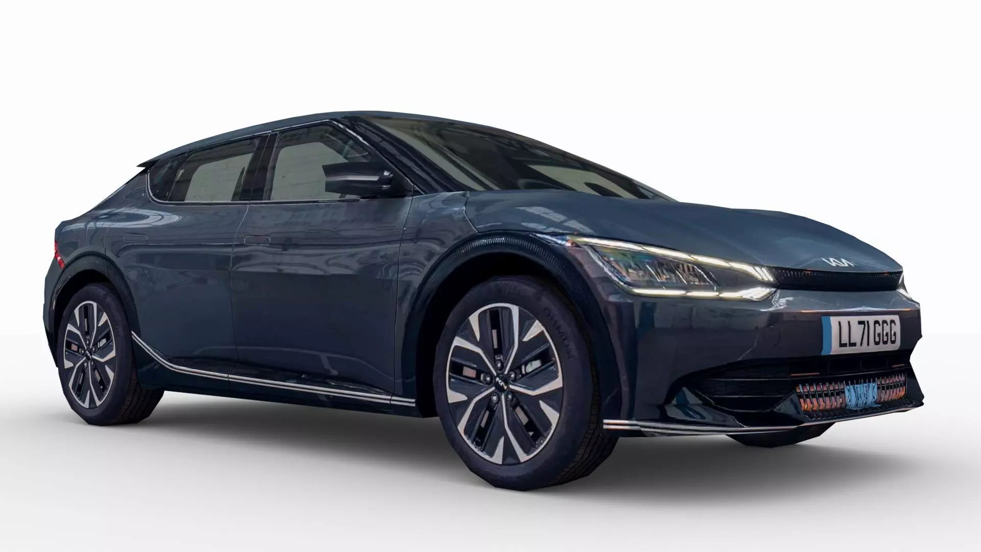 Kia EV6 2021 Low-poly 3D model_0