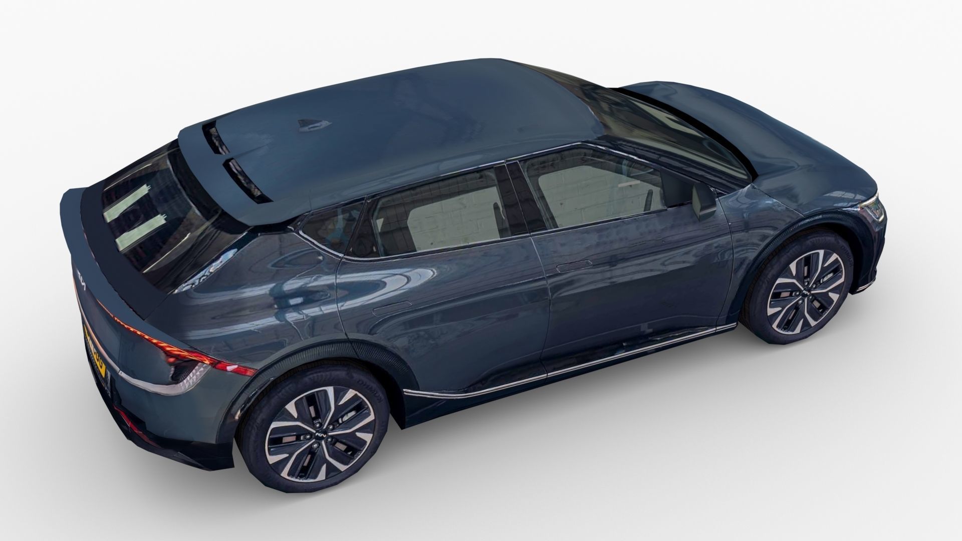 Kia EV6 2021 Low-poly 3D model_6