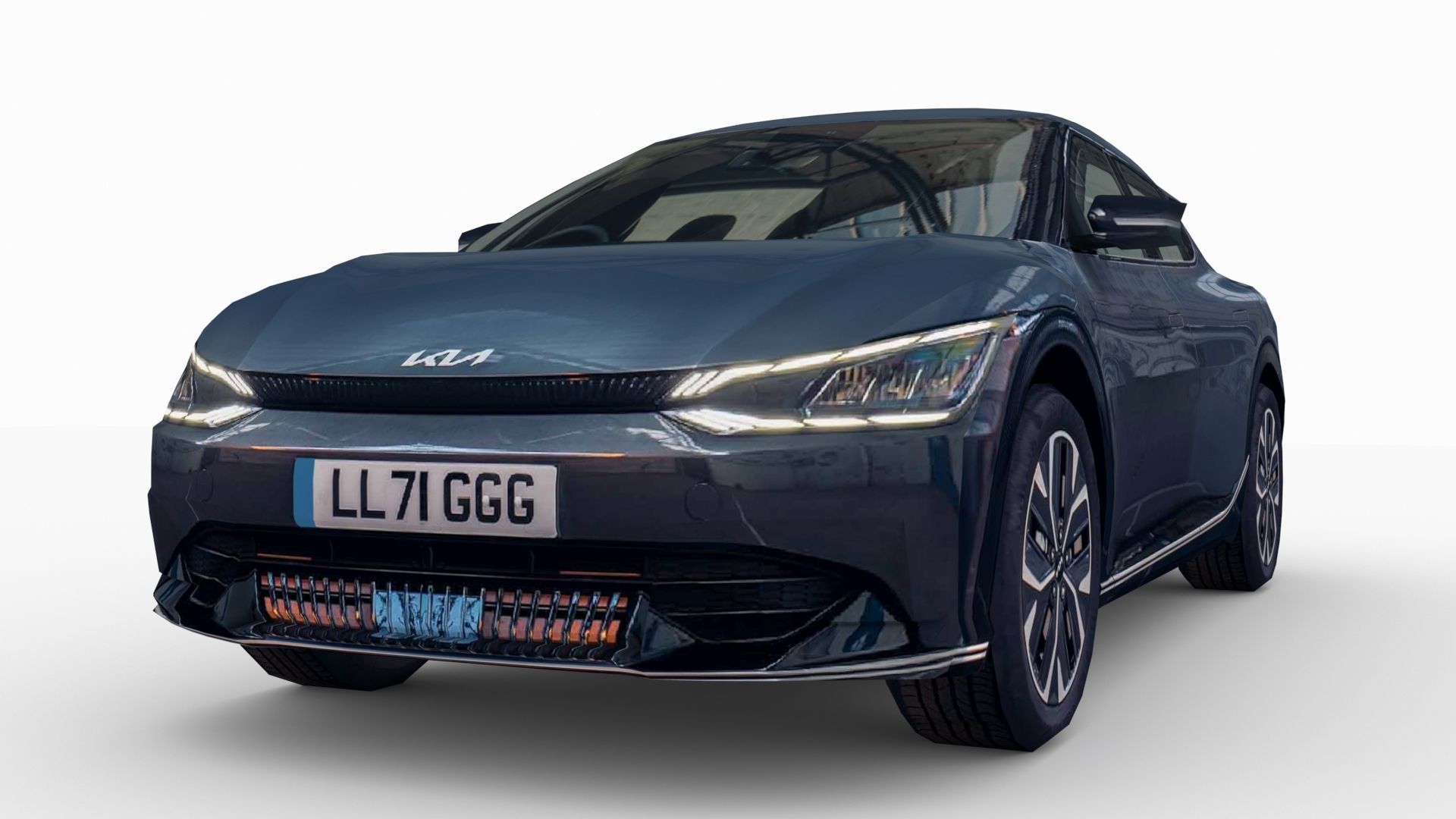 Kia EV6 2021 Low-poly 3D model_1