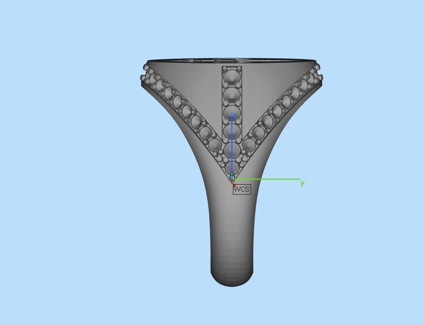 ring with stones and fleur-de-lis 3D print model_34