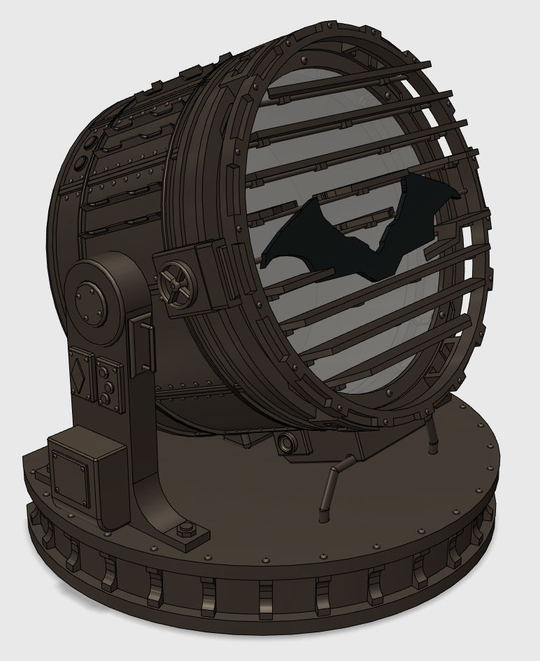 Bat Signal 2022 3D print model_1