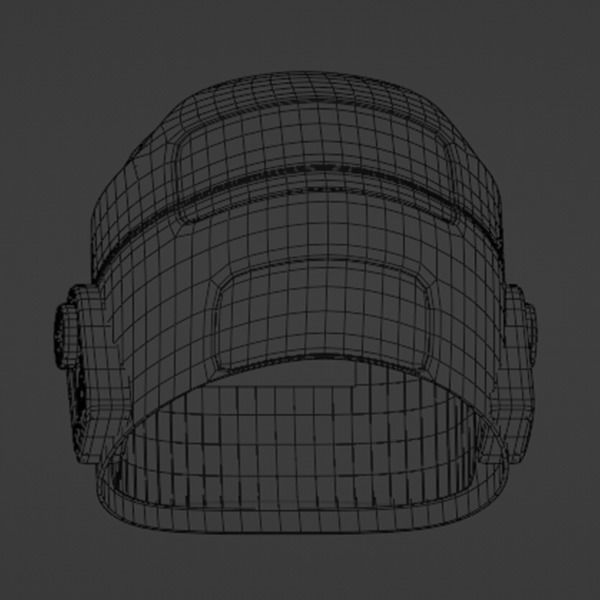 Astronaut Hat 3D model_1