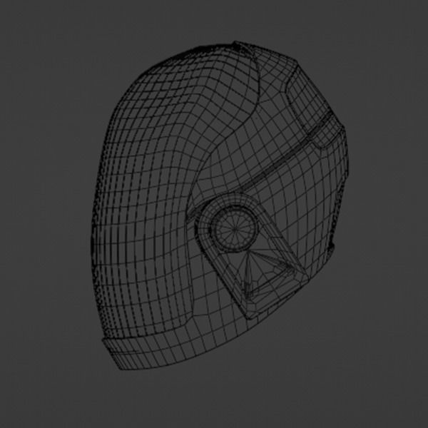 Astronaut Hat 3D model_2