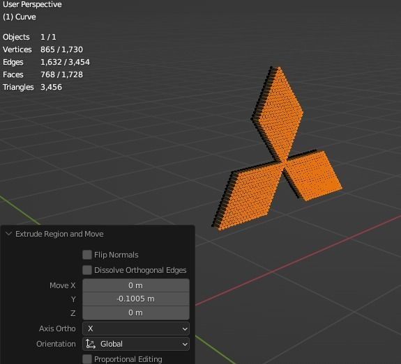 Mitsubishi 3D Logo Low-poly 3D model_10