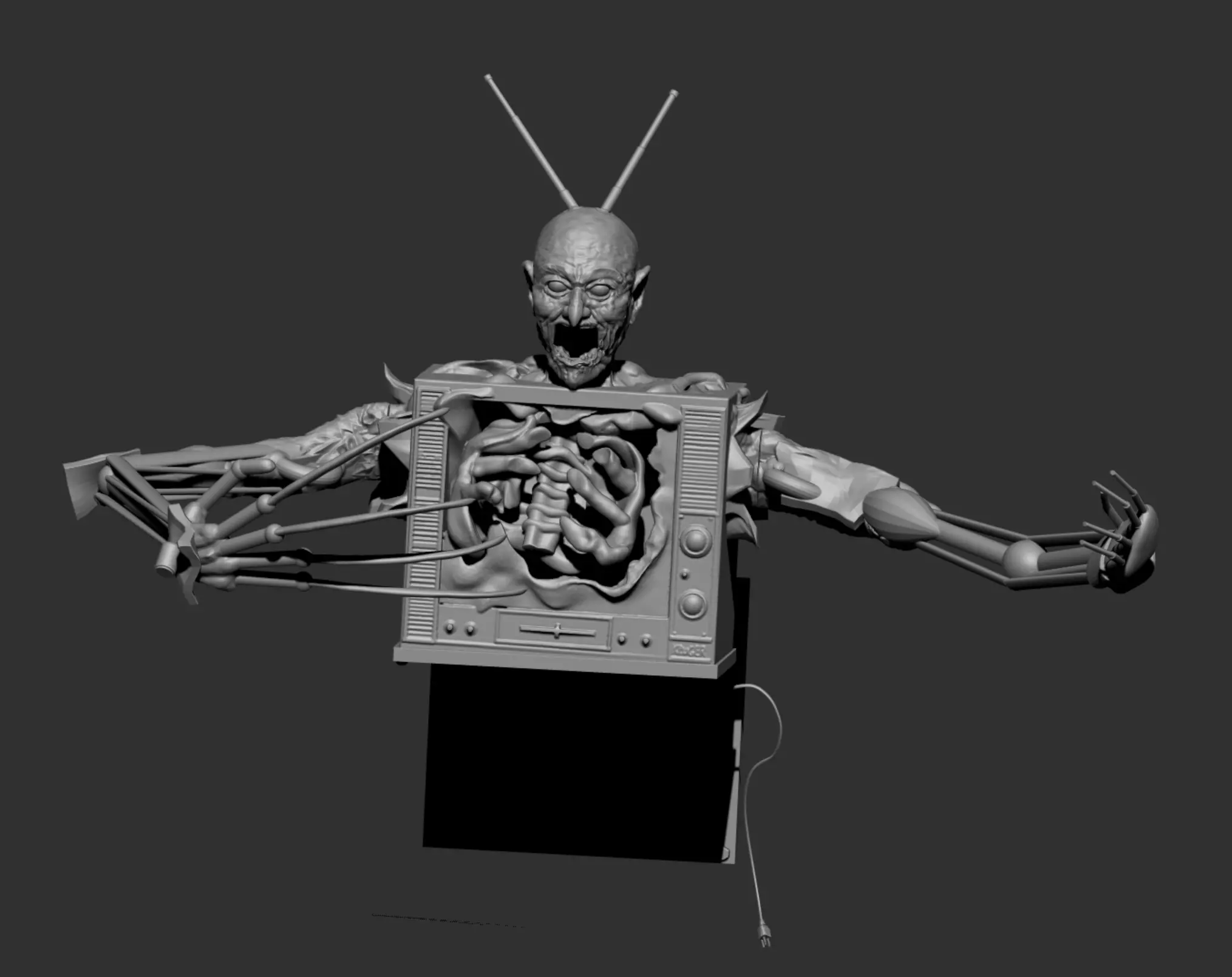 freddy tv 3D print model