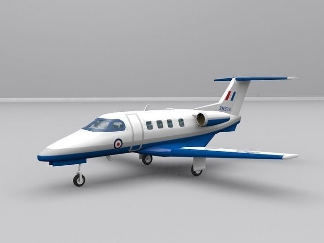 embraer phenom 100 Low-poly 3D model