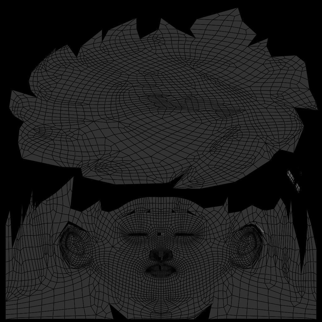 Cartoon Male Character mascot 3D model_5